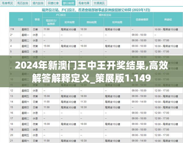 新澳门王中王期期中特|全面释义解释落实